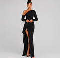 Vestido Longo Ombro Único