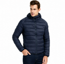 Jaqueta Puffer Masculina Impermeável com Capuz