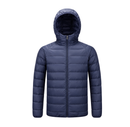 Jaqueta Puffer Masculina Impermeável com Capuz