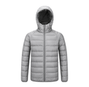 Jaqueta Puffer Masculina Impermeável com Capuz