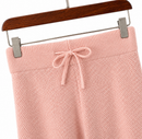 Conjunto Feminino de Suéter de Tricô e Calça Pantalona