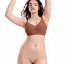 Sutiã Push-Up Sem Costura com Sustentação e Cobertura Total