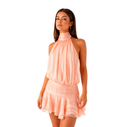 Vestido Curto Acetinado Ibiza
