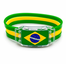 Pulseira LED Torcida Copa 2026 com Bandeiras