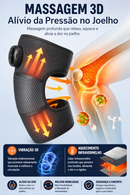 Joelheira Massageadora Elétrica com Aquecimento e Vibração