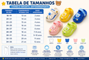 Sandália Infantil Antiderrapante Tema Espacial para Meninos e Meninas