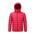 Jaqueta Puffer Masculina Impermeável com Capuz